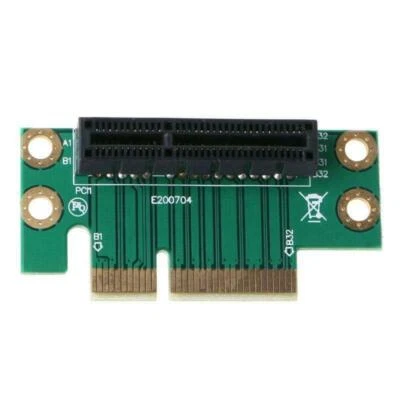 PCI Express PCI-E4X 90 Degree Riser Adapter Card for 1U/2U Computer Kit AH