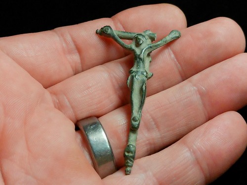 Rare & Early Excavated 17th Century Double Sided Large Latin Cross (Incomplete)