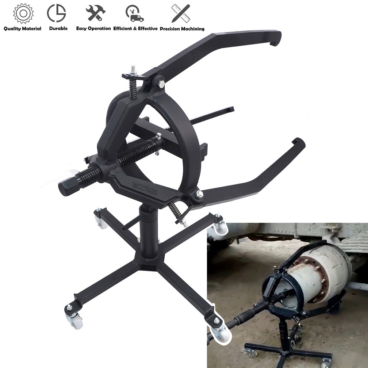 3 Jaws Adjustable Height Brake Drum Puller Remover Car Truck