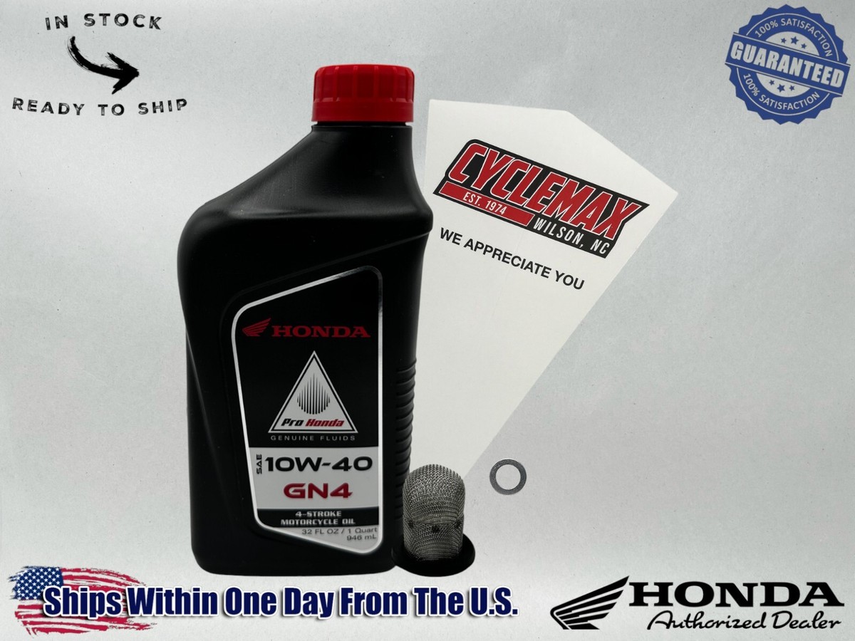 Cyclemax Standard GN4 10W-40 Oil Change Kit fits 2002-2009 Honda