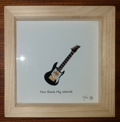 EMO RAPHIEL ASTORIA~ "You Rock my World" ~ Mixed Media Framed ~ Edn #/20 Signed - Picture 9 of 9