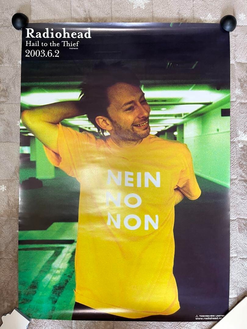 非売品】 Radiohead Hail to the Thief B2ポスター Radiohead / Hail