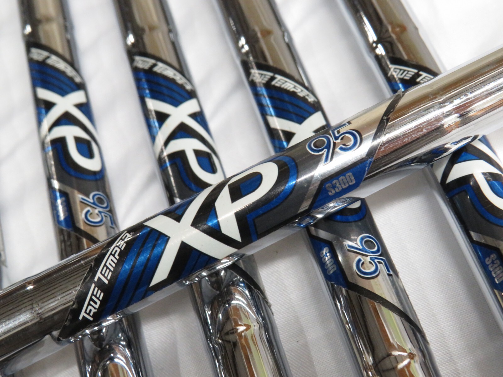 Used Callaway Rogue X Iron Set 5AW XP 95 S300 Stiff Flex Steel Shafts