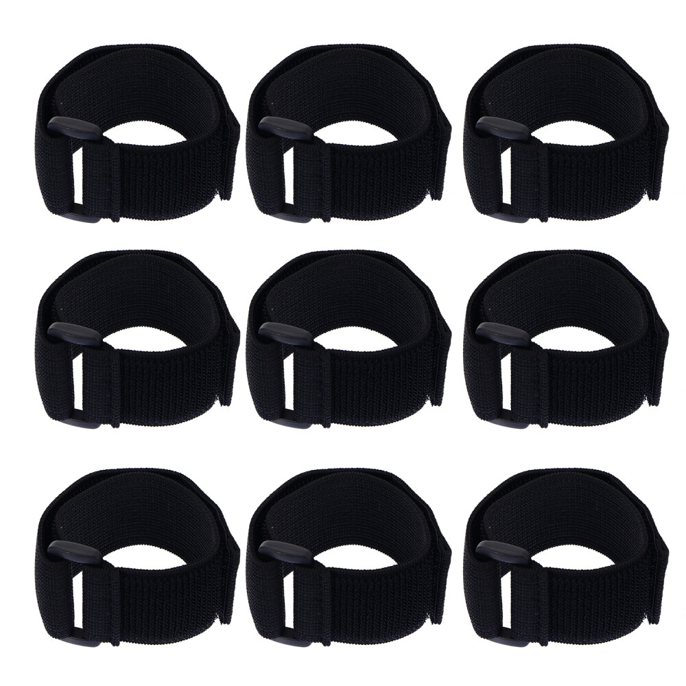10 Pcs Waterproof Bag Tape Fixing Strap Control Wire Ties Cable