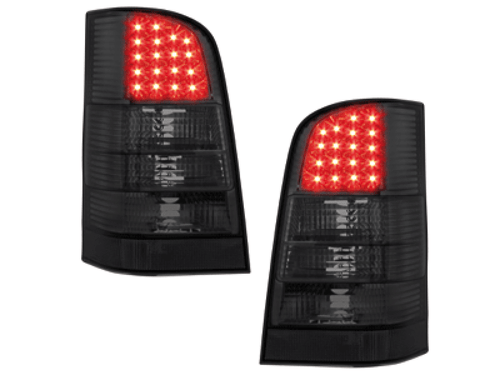 Mercedes Benz Vito W638 Bus LED Rückleuchten Schwarz Smoke-Glas Bj.1996-2003
