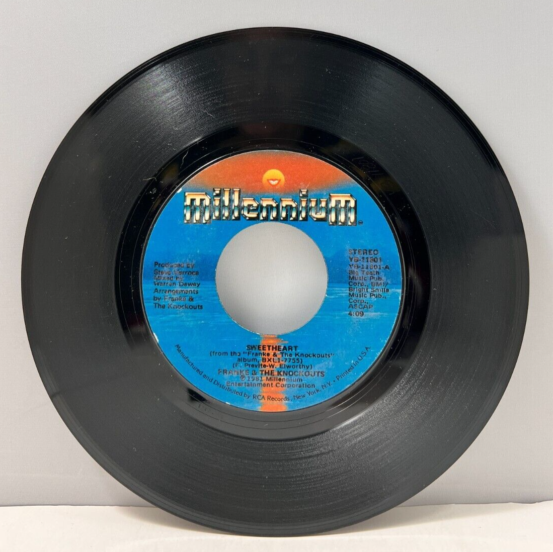 洋楽 l.k B78 Franke & The Knockouts: Sweetheart/ Don't Stop, 1981