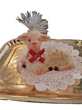 Agnello Pasquale Siciliano in Pasta Reale Dolce Tipico di Mandorle da 320 g