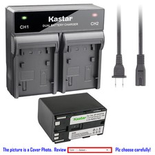 Kastar Battery Rapid Charger for Canon BP-970G BP-945  Canon ES50 ES55 ES60