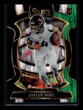 2025 Panini Select - Concourse Jaylin Noel #36 Black & Green Shock Prizm (RC)