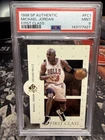 MICHAEL JORDAN 1998-99 UPPER DECK SP AUTHENTIC FIRST CLASS PSA 9 CARD #FC1!