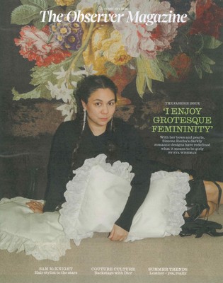 Observer Magazine: Simone Rocha, Sam McKnight, Sarah Moss, Nigel Slater, 22.2.26