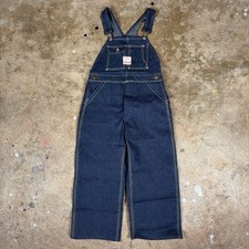 Vintage Deadstock Stonewalls Sanforized Cone Denim Overalls Made In USA Youth