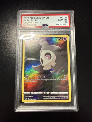 Duskull graded PSA 10 for sale on eBay