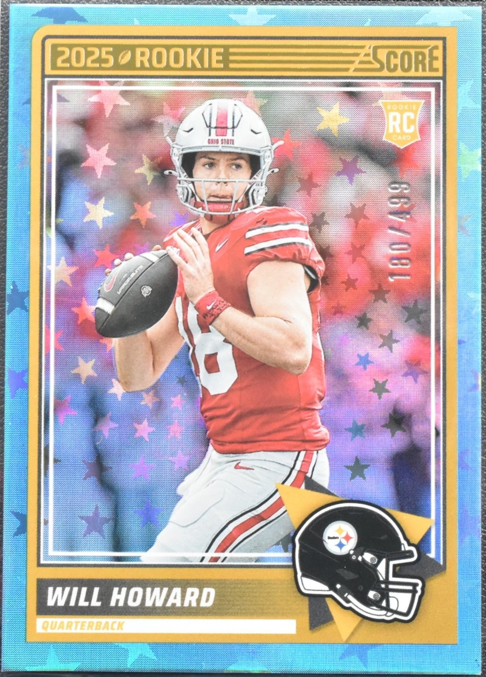 2025 Score - Rookies Will Howard #3 Stars 180/499 (RC)