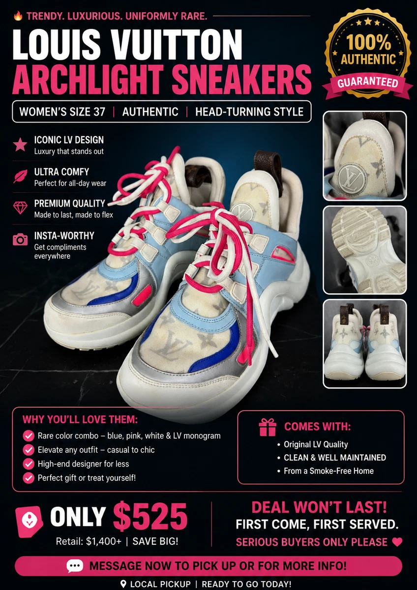 Louis Vuitton Blue Athletic Shoes for Women for sale | eBay