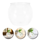 Plastic Aquarium Betta Fish Tank Large Clear Fishbowl Bowl Tank Vase