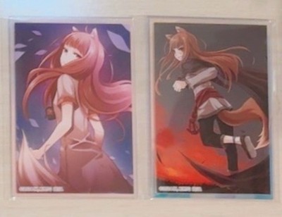 Spice and Wolf Aurora Acrylic Card