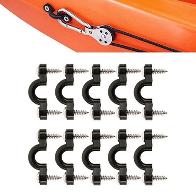 Für Kajak Pad Eye Rigging Kit 10 Deck Loops 20 Schrauben kein Werkzeu