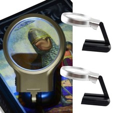 LED Illuminated Hands-Free Magnifier LED Magnifier  Elderly People