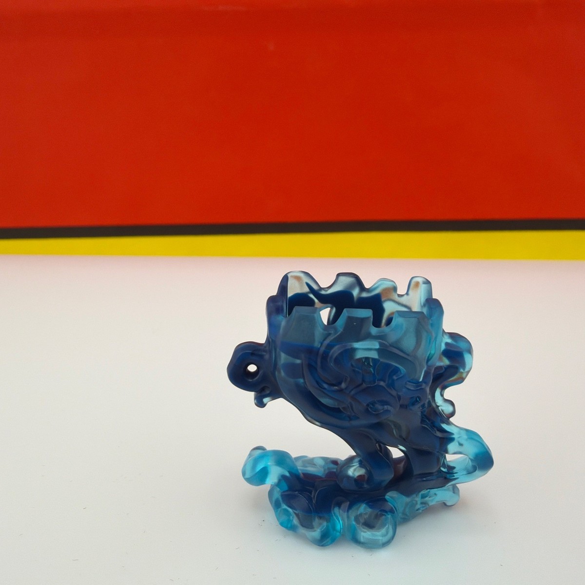 LEGO Minifigure Blue Ghost Legs SMOKE Pedestal Monster Energy