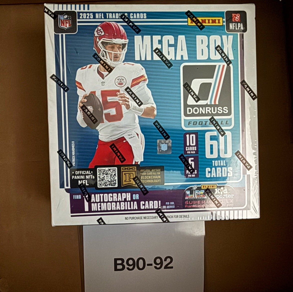 2025 Panini Donruss Football Mega Box. New Sealed