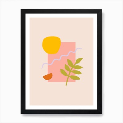 Jardin 1 Kunstdruck gerahmt Wandbild Poster Leinwanddruck Bild