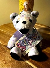 Spinner 7" Grateful Dead Bean Bear With Tag Series 7 Liquid Blue