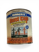 Hammerite Rust Cap Hammered Finish Deep Green...