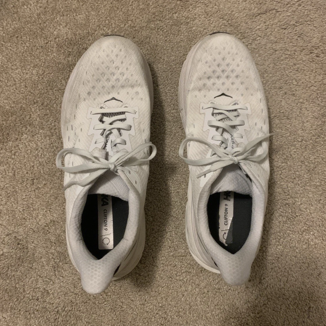Hoka One One Clifton 10 Shoes Mens 11.5D Beige Running‎ Sneakers 1162030 SCCV Hoka One One Clifton Sneakers for Men for sale | eBay main image 3