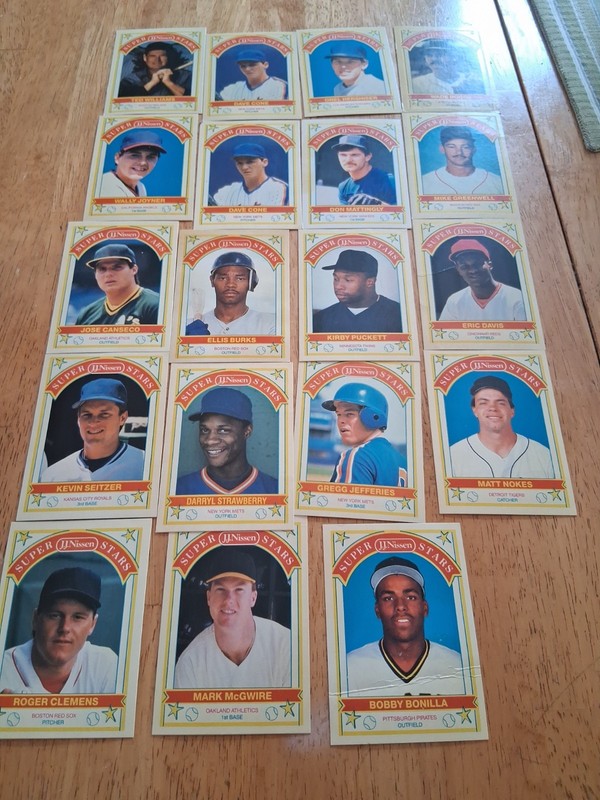1989 J J Nissen 19 Card Lot