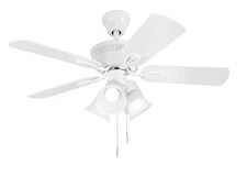 Hampton Bay Glendale 42 in. LED Indoor White Ceiling Fan with Light Kit
