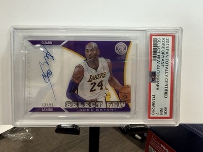 2013 Panini Totally Certified Select Few Kobe Bryant #KB Auto #83/99 PSA 7