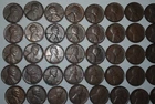 EF-AU 1934 D Lincoln Wheat Cent roll