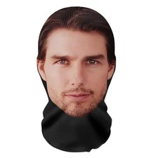 Tom Cruise American actor mask full face funny cosplay celebrity