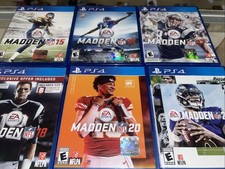 Sony PS4 vari giochi Madden quantità. 6 (15’, 16’, 17,’ 18’, 20’, & 21’ LEGGI