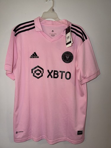 Adidas Inter Miami 2022-23 Home Jersey Lionel Messi#10 Pink Shirt Size L Replica