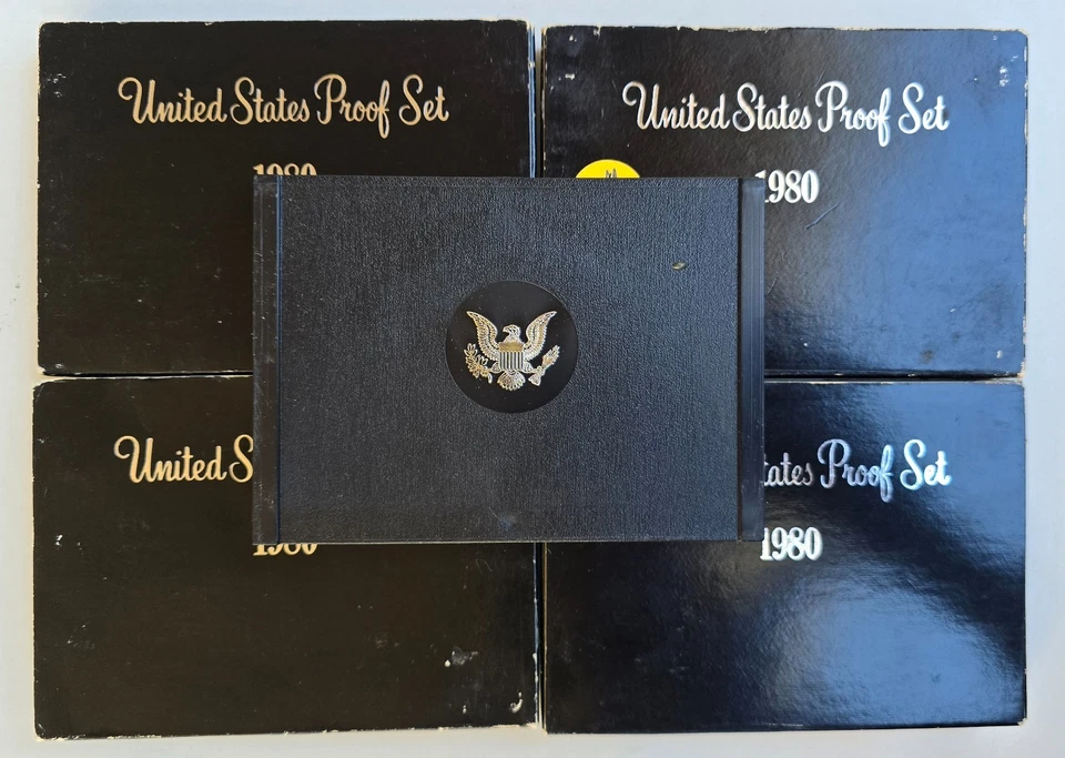 1980-S Proof Set United States US Mint Original Government Packaging Box - Image 4 of 4