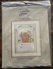 Something Special Candamar Cross Stitch Pattern 40228  Contented Cat  SEALED