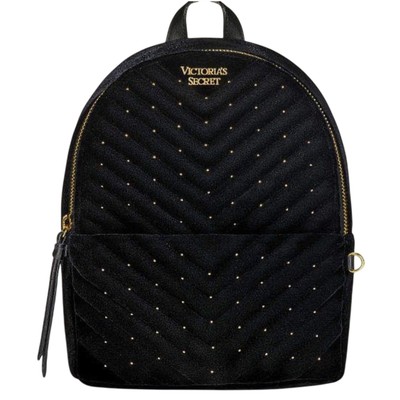 Victoria’s Secret black mini backpack. Golden accents. Pockets. Excellent cond Victoria main image 2