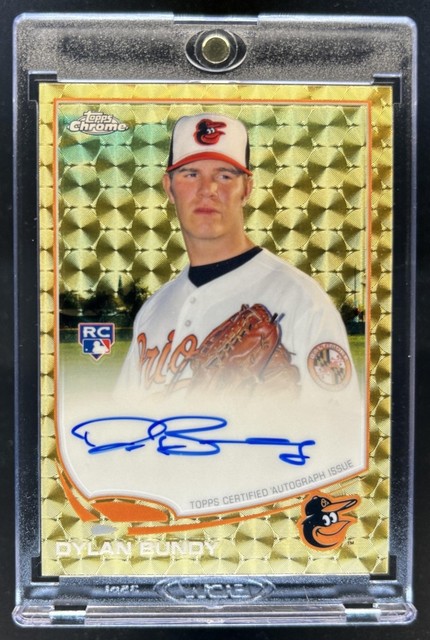 2013 Topps Chrome Dylan Bundy Auto RC Superfractors #1/1 Orioles Rookie