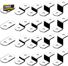 Offset Canvas Clips for Picture Framing Assorted Small Sizes, 10 Each 0/0", 1/8"