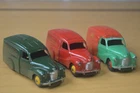Dinky Toys 470 & 472 Austin A40 Vans x3 Original Vintage 1950s