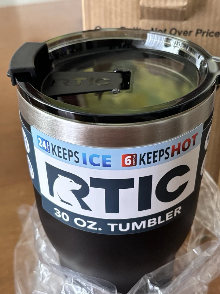 Vaso Artic negro de acero inoxidable de 30 oz con tapa aislada Foto 2 de 4