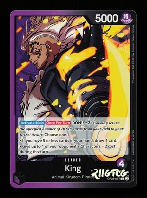 King (057) OP08-057 Two Legends NM One Piece