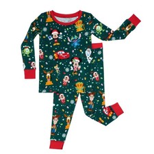 New Little Sleepies Disney Christmas Parade 2T 2023 Sold Out Holiday PJs Bamboo