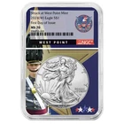 2024 (W) $1 American Silver Eagle NGC MS70 FDI West Point Core