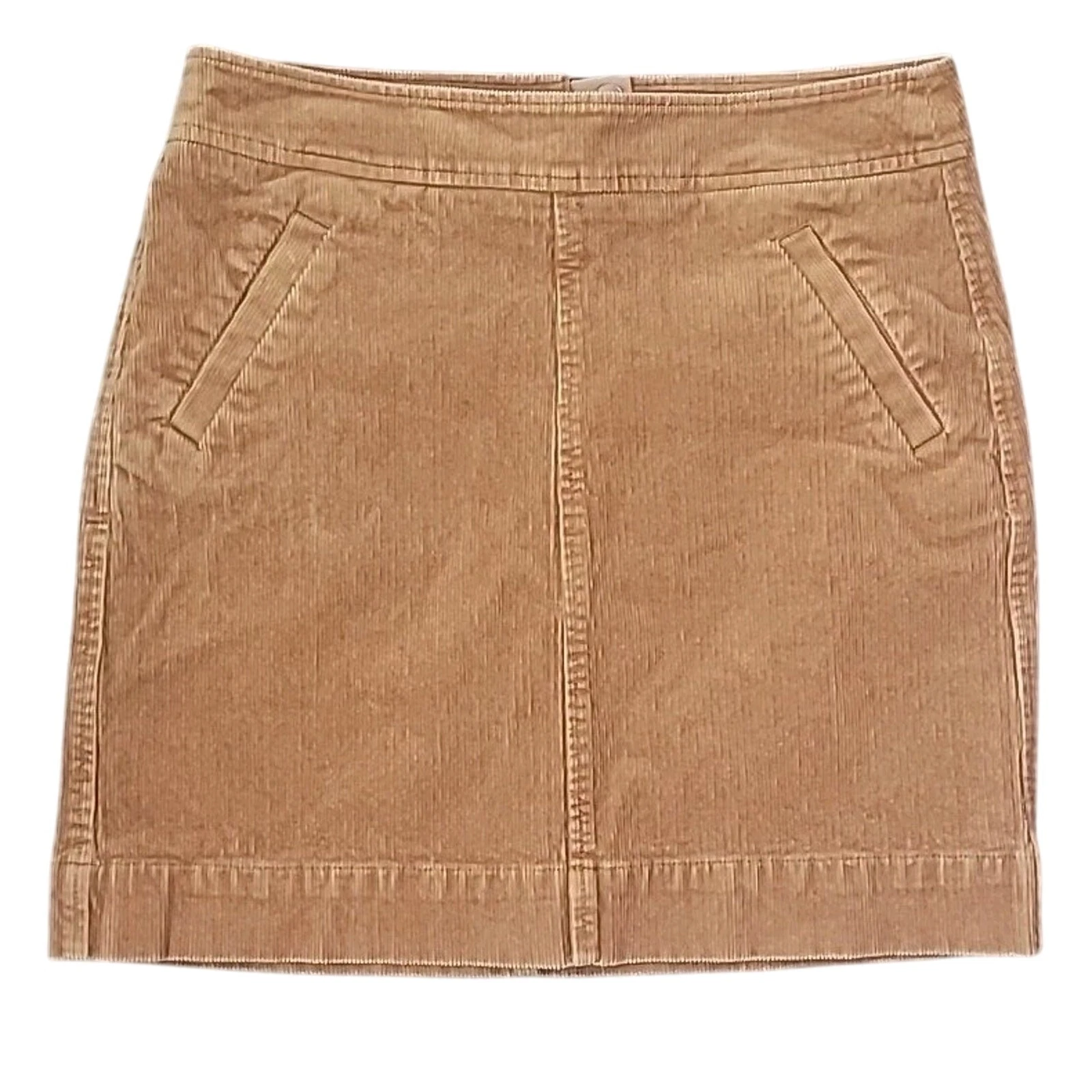 LOFT Brown Corduroy Mini Skirt Women’s 2 Cottagecore