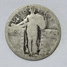 No Date Standing Liberty Quarter 90% Silver Coin