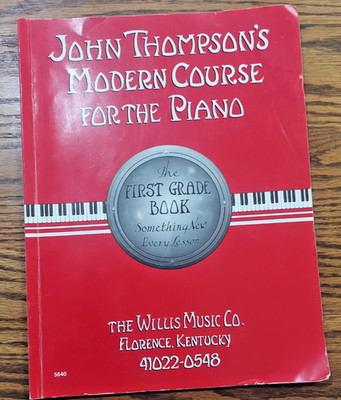 John Thompson's Modern Course for the Piano: First Grade Book - Paperback - GOOD