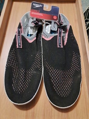 NWT Speedo Women's Surf Strider Water Shoes - Navy Blue & Pink - Large 9-10